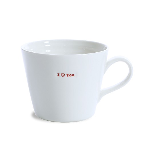 Bucket Mug I (heart) You